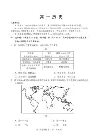 山东省威海市2021-2022学年高一下学期期末考试历史试题