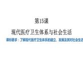 高中历史 选择性必修二 现代医疗卫生体系与社会生活  课件