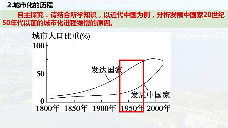 高中历史 选择性必修二 近代以来的城市化进程 课件08