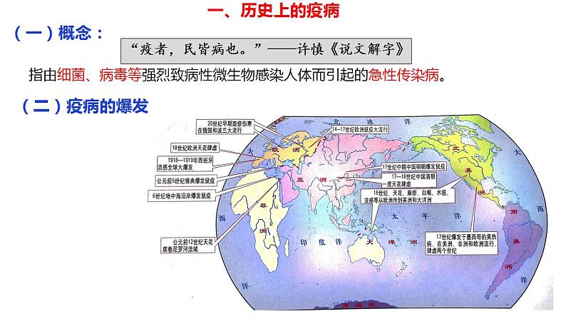 2021-2022学年高中历史统编版（2019）选择性必修二第14课  历史上的疫病与医学成就 课件03