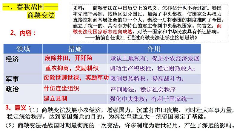 2021-2022学年高中历史统编版（2019）选择性必修1第4课 中国历代变法和改革 课件第5页