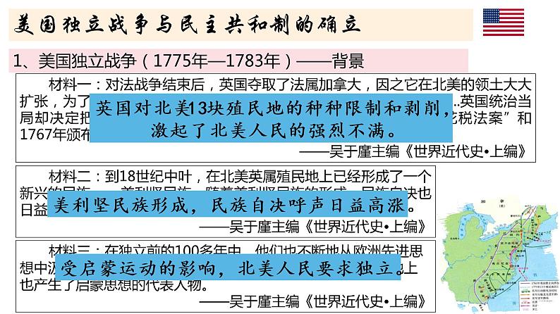 2021-2022学年高中历史统编版（2019）必修中外历史纲要下第9课 资产阶级革命与资本主义制度的确立 课件第8页