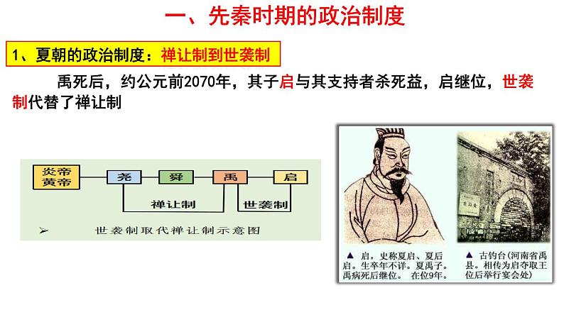 2021-2022学年高中历史统编版（2019）选择性必修一第1课 中国古代政治制度的形成与发展 课件第5页