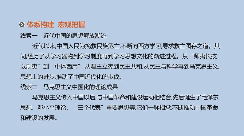 人教版高考历史二轮复习专题10-近代中国的思想解放与理论成果课件第3页