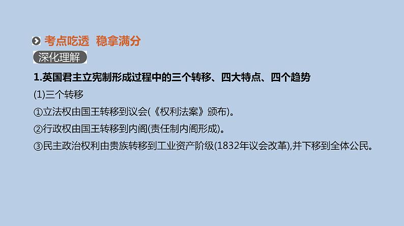 人教版高考历史二轮复习专题6-西方代议制的确立与社会主义运动的发展课件08