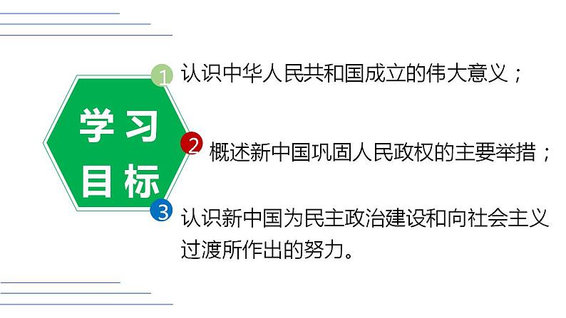 2022-2023学年高中历史统编版（2019）必修中外历史纲要上册第26课中华人民共和国成立和向社会主义过渡 课件第2页