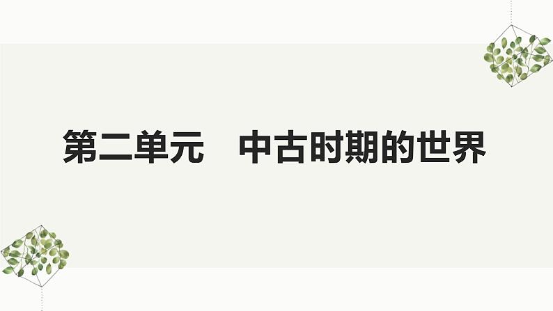 2021-2022学年统编版（2019）高中历史必修中外历史纲要下册第5课  古代非洲与美洲 课件01