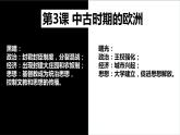 人教统编版中外历史纲要下第3课《中古时期的欧洲》PPT