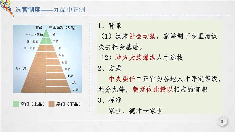 2022-2023学年高中历史统编版（2019）必修中外历史纲要上册第7课 隋唐制度的变化与创新 课件第4页