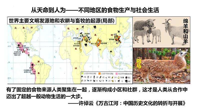 2021-2022学年统编版（2019）高中历史选择性必修2 第1课从食物采集到食物生产 课件05