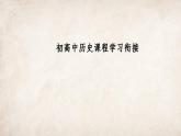 2022-2023学年高中历史统编版（2019）必修中外历史纲要上册初高中历史课程学习衔接 课件