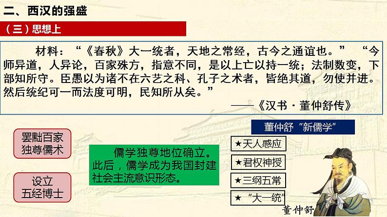 2022-2023学年高中历史统编版（2019）必修中外历史纲要上册第4课 西汉与东汉——统一多民族封建国家的巩固 课件第8页