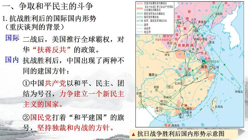 2022-2023学年高中历史统编版（2019）必修中外历史纲要上册第25课 人民解放战争 课件02