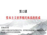 2021-2022学年高中历史统编版（2019）必修中外历史纲要下册第12课  资本主义世界殖民体系的形成 课件