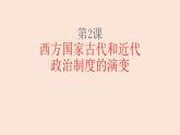 2022-2023学年高中历史统编版（2019）选择性必修一第2课 西方国家古代和近代政治制度的演变 课件