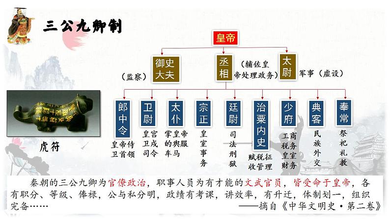 2022-2023学年高中历史统编版（2019）必修中外历史纲要上册第3课 秦统一多民族封建国家的建立 课件第8页