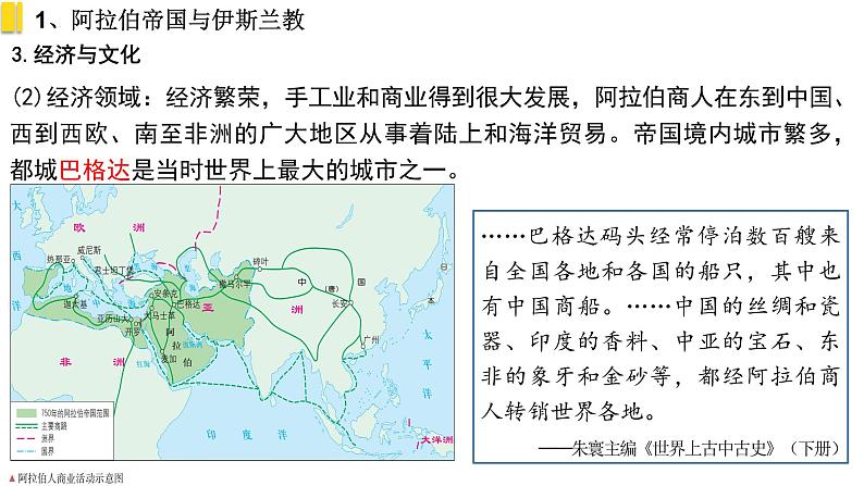 2022-2023学年统编版（2019）高中历史必修中外历史纲要上册第4课 中古时期的亚洲 课件08