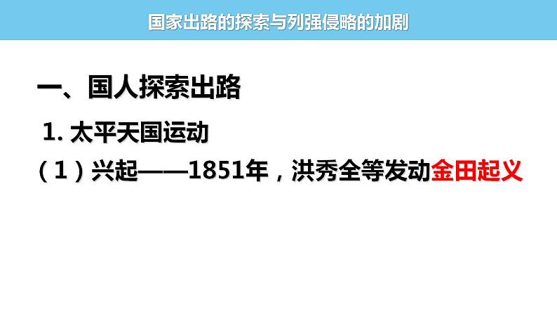 2022-2023学年高中历史统编版2019必修中外历史纲要上册第17课 国家出路的探索与列强侵略的加剧 课件第6页