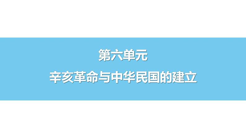 2022-2023学年高中历史统编版2019必修中外历史纲要上册第19课 辛亥革命 课件01