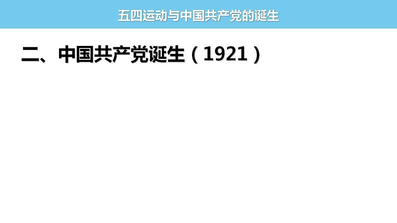 第21课 五四运动与中国共产党的诞生 课件--2022-2023学年高一上学期统编版（2019）必修中外历史纲要上第8页