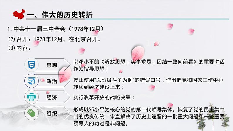 高中历史必修上 第28课 中国特色社会主义道路的开辟与发展(共22张)第4页