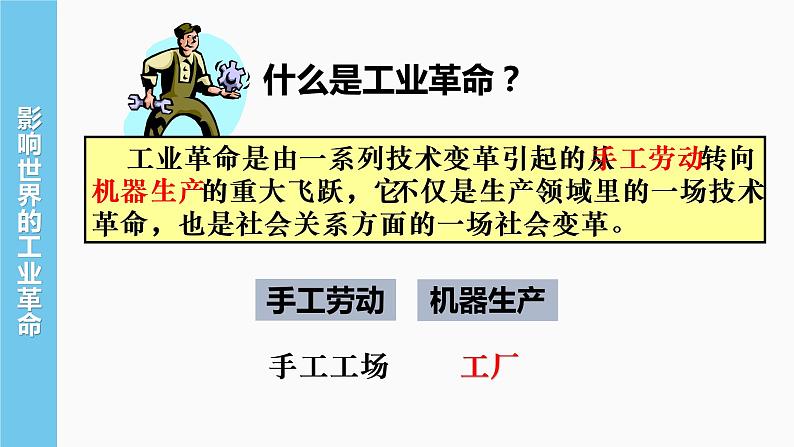 2021-2022学年高中历史统编版（2019）必修中外历史纲要下册第10课  影响世界的工业革命  课件03