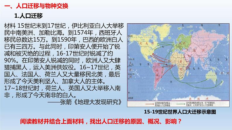 2021-2022学年统编版（2019）高中历史必修中外历史纲要下册第7课 全球联系的初步建立与世界格局的演变课件04