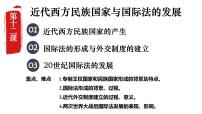 2020-2021学年第四单元 民族关系与国家关系第12课 近代西方民族国家与国际法的发展教案配套课件ppt