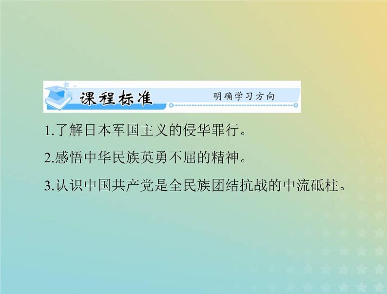 2023版新教材高考历史一轮总复习第八单元第23课从局部抗战到全面抗战课件部编版必修中外历史纲要上02