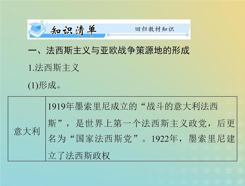 2023版新教材高考历史一轮总复习第七单元第17课第二次世界大战与战后国际秩序的形成课件部编版必修中外历史纲要下第3页