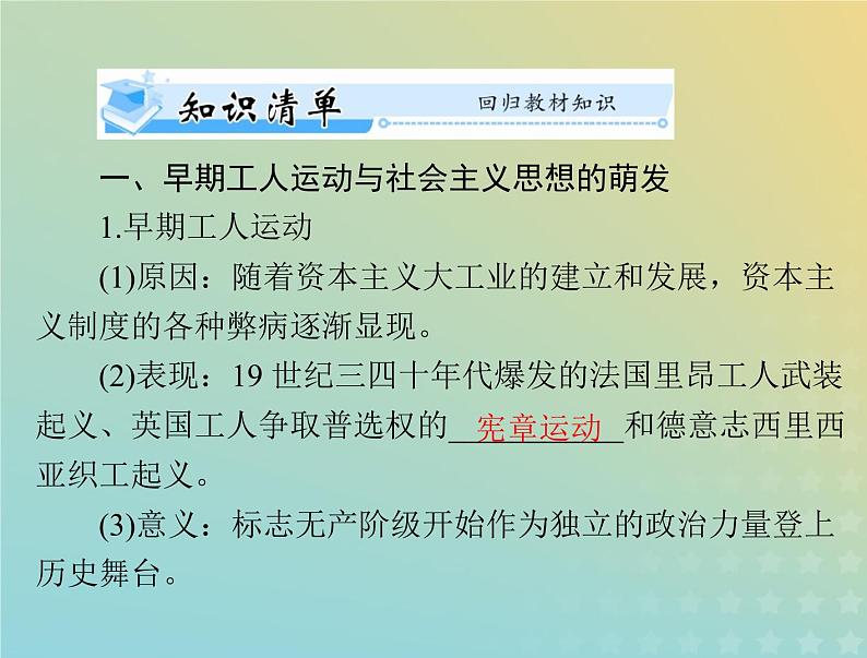 2023版新教材高考历史一轮总复习第五单元第11课马克思主义的诞生与传播课件部编版必修中外历史纲要下第3页