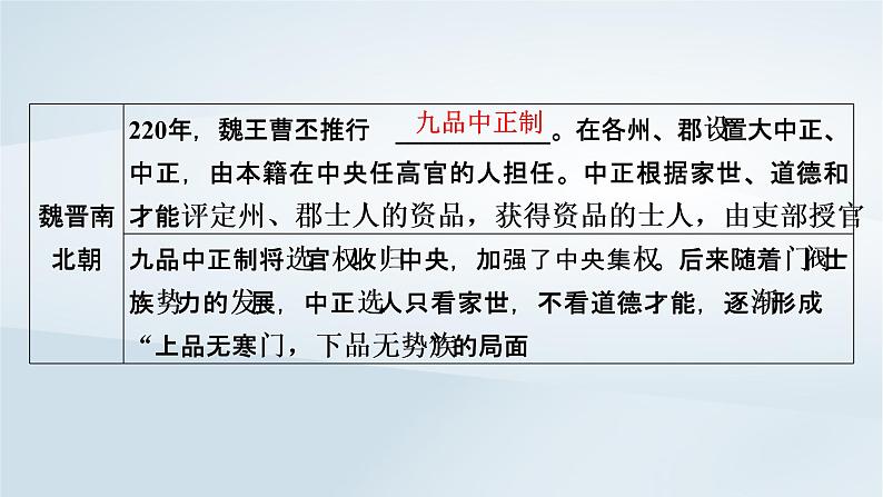 2023版新教材高考历史一轮总复习第十二单元第36讲官员的选拔与管理课件第5页