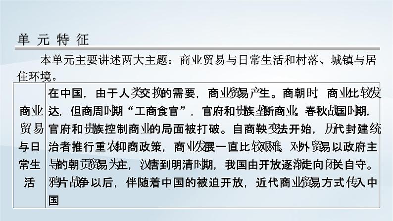 2023版新教材高考历史一轮总复习第十六单元第43讲商业贸易与日常生活课件第2页