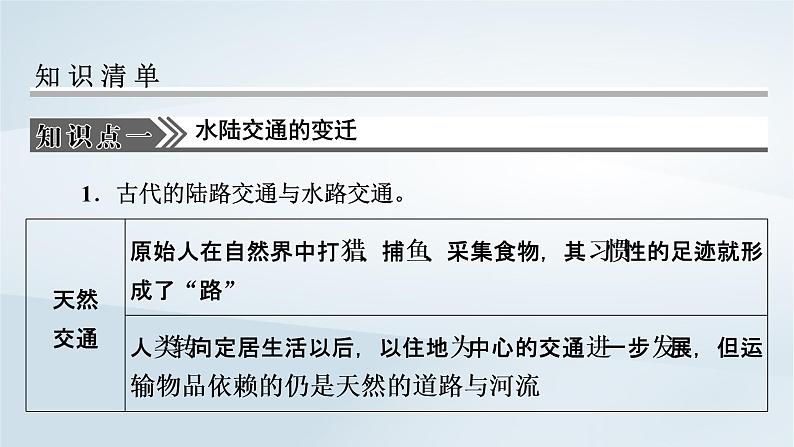 2023版新教材高考历史一轮总复习第十七单元第45讲交通与社会变迁课件07