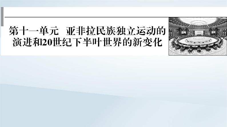 2023版新教材高考历史一轮总复习第十一单元第31讲冷战与国际格局的演变课件第1页