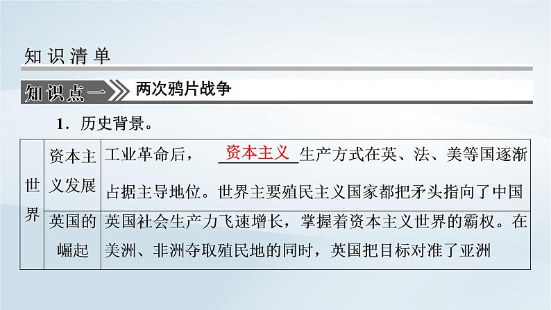 2023版新教材高考历史一轮总复习第四单元第10讲两次鸦片战争与列强侵略的加剧课件第8页