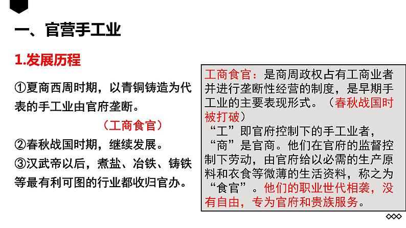 古代中国的手工业经济 复习课件--2023届人民版高中历史必修2一轮复习第4页