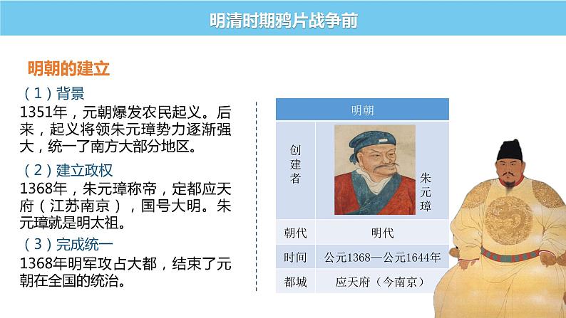 中国古代史专题复习（六）明清时期鸦片战争前 课件--2022届高三统编版历史一轮复习第3页