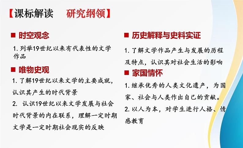 19世纪以来的世界文学艺术 课件--2022届高三人教版历史必修3一轮复习第2页