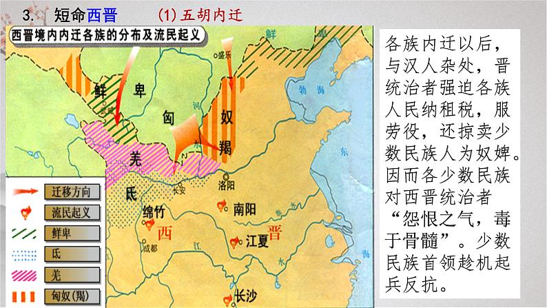 2022-2023学年统编版（2019）高中历史必修中外历史纲要上册第5课 三国两晋南北朝的政权更迭与民族交融 课件第7页
