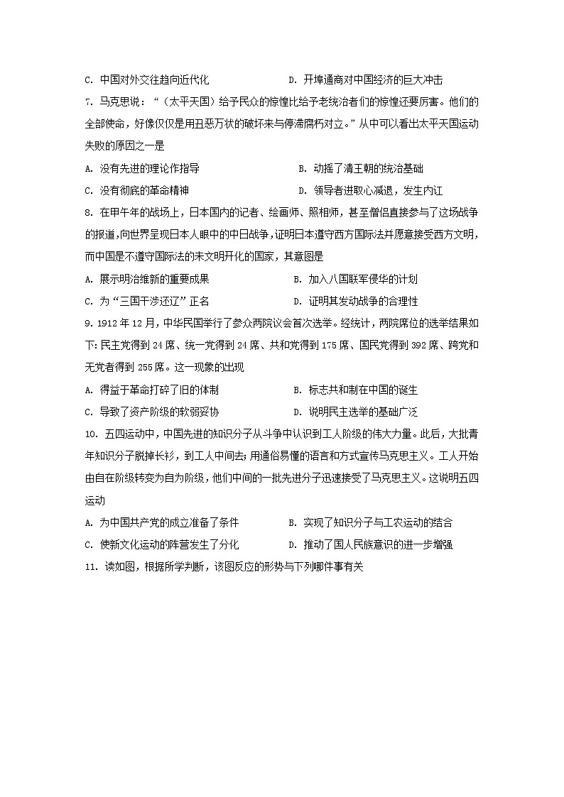 辽宁省沈阳市第一二〇中学2022-2023学年高二上学期开学考试模拟历史试题第2页