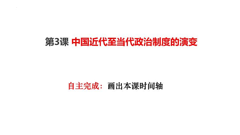 2022-2023学年高中历史统编版（2019）选择性必修一第3课 中国近代至当代政治制度的演变 课件第4页