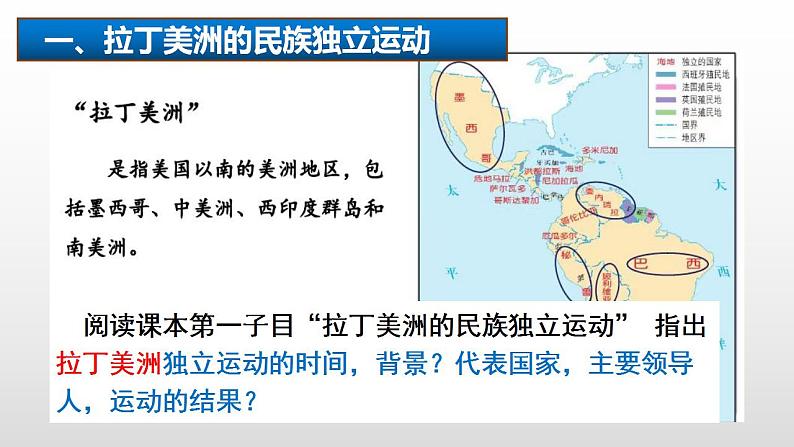 第13课  亚非拉民族独立运动 课件--2021-2022学年高中历史统编版（2019）必修中外历史纲要下册06