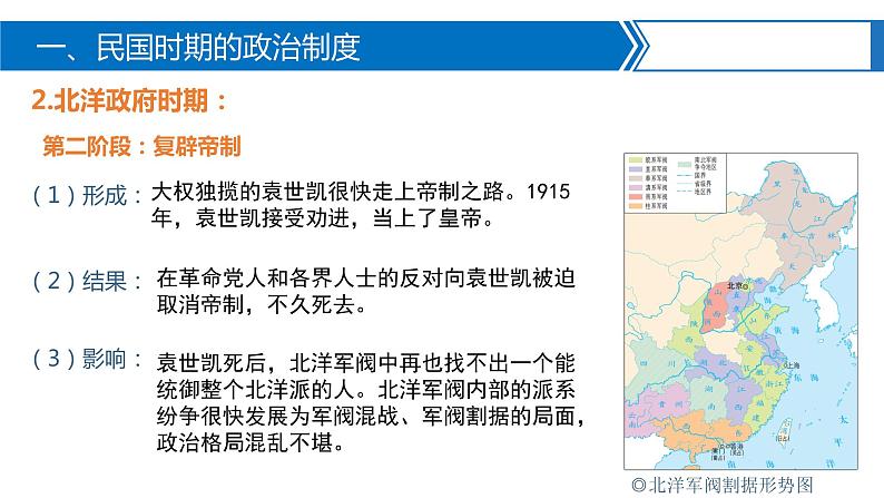 2022-2023学年高中历史统编版（2019）选择性必修1第3课 中国近代至当代政治制度的演变 课件07
