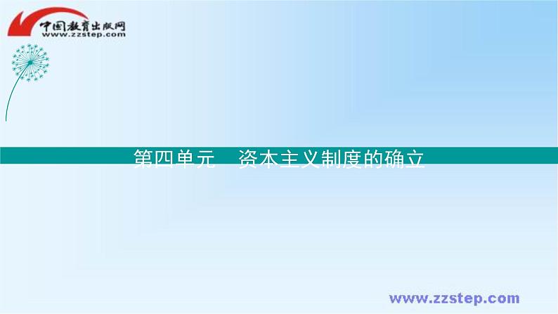 高中历史统编版必修下册课件：第四单元　第8课 欧洲的思想解放运动第1页