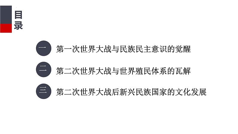 2021-2022学年高中历史统编版（2019）选择性必修三第13课  现代战争与不同文化的碰撞和交流 课件第2页