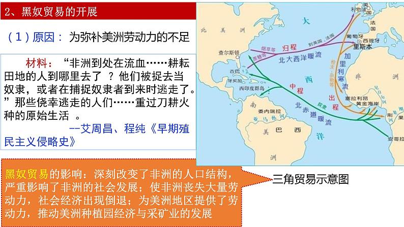 2021-2022学年高中历史统编版（2019）选择性必修三第7课  近代殖民活动和人口的跨地域转移 课件03