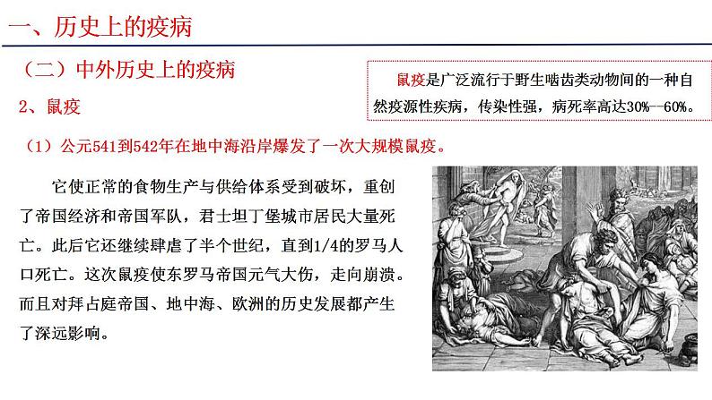 2021-2022学年高中历史统编版（2019）选择性必修二第14课 历史上的疫病与医学成就 课件05