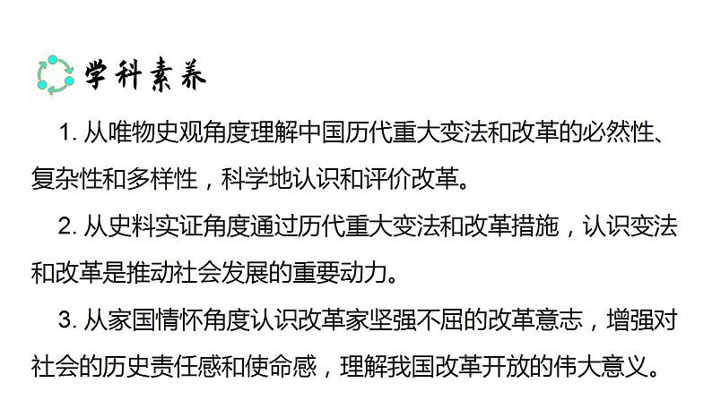 2022-2023学年高二上学期历史统编版（2019）选择性必修一第4课 中国历代变法和改革 课件04