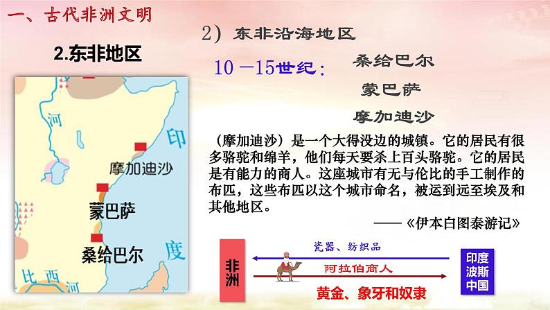 2021-2022学年高中历史统编版（2019）必修中外历史纲要下册第5课 古代非洲与美洲 课件第5页